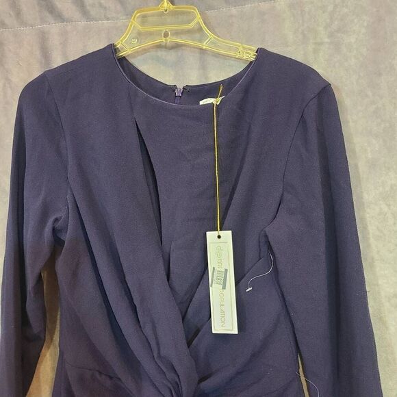 Dress the Population Boysenberry Cut-Out Dress Size Medium - Picture 5 of 7